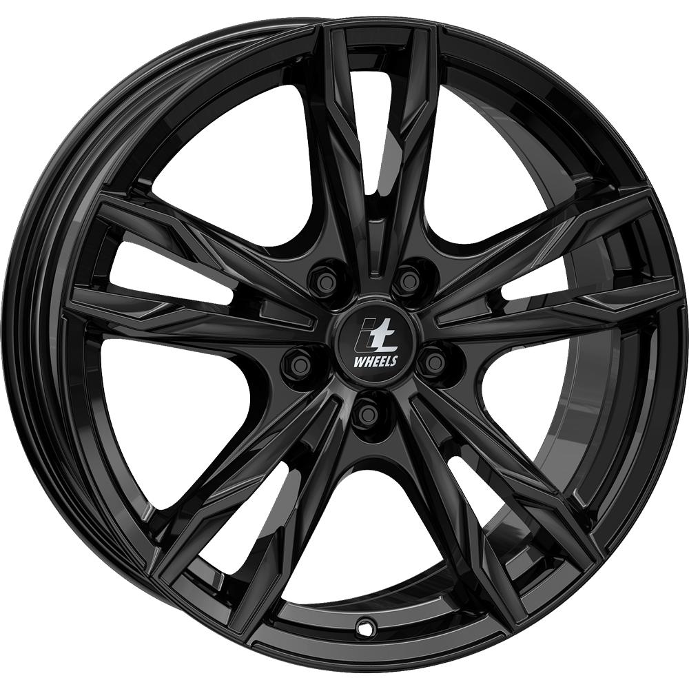 IT WHEELS GINA GLOSS BLACK 7.5x19 5/108 ET48 CB63.4 | Rengasliike ja ...